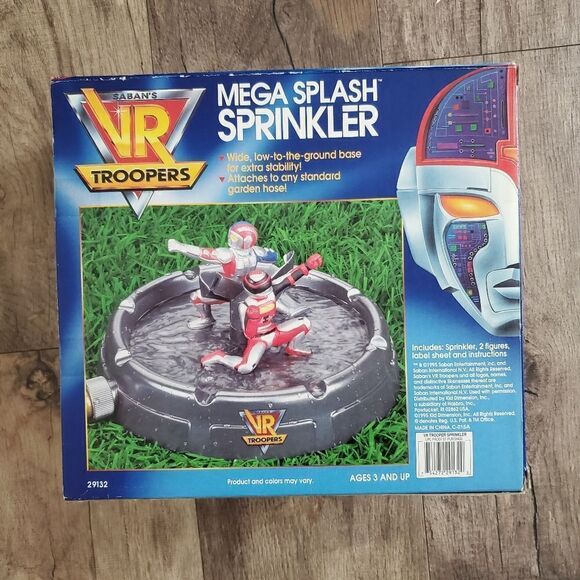 VR TROOPERS - Rare (1995) MEGA Splash Sprinklers - NEW IN OPEN BOX - Picture 6 of 7